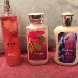 body spray , lotion